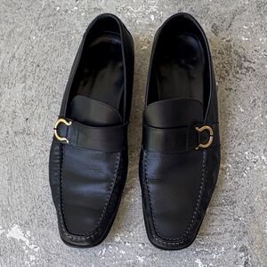 Ferragamo leather moccasins